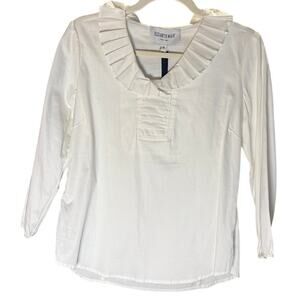 Elizabeth McKay Burke Top White Size: 6